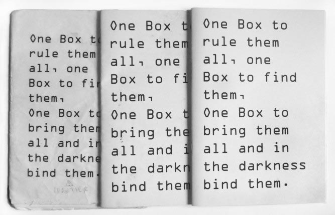 Céline Notheaux, One box