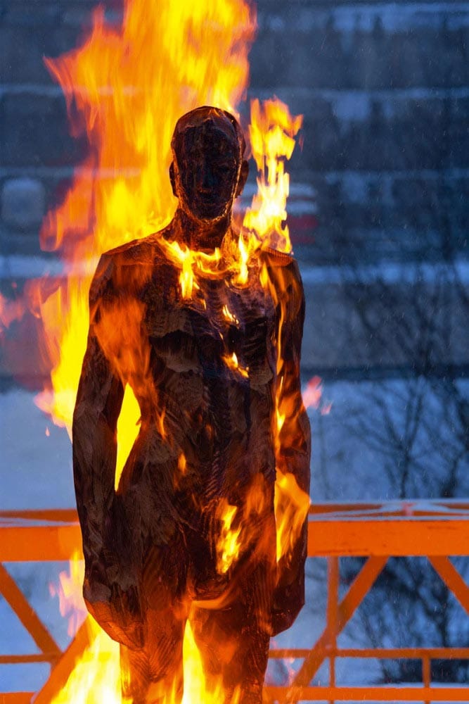Aron Demetz, Burning Man