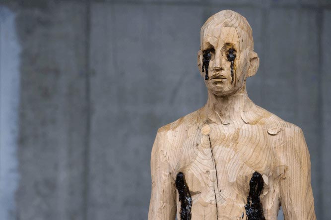 Aron Demetz, Biennale di Venezia, Cedarwood and Resin