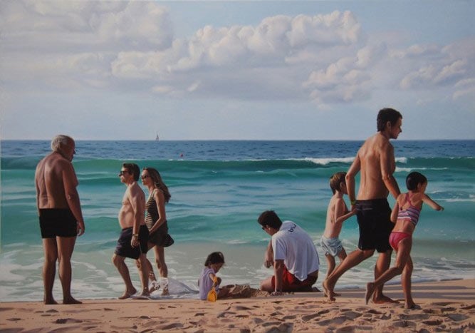 Adrien Belgrand, Plage