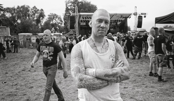 Yan Morvan, Festival skinhead en Allemagne