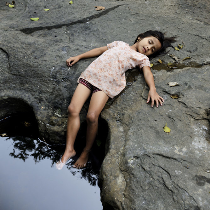 Prosperity at the river of Mawlynnong