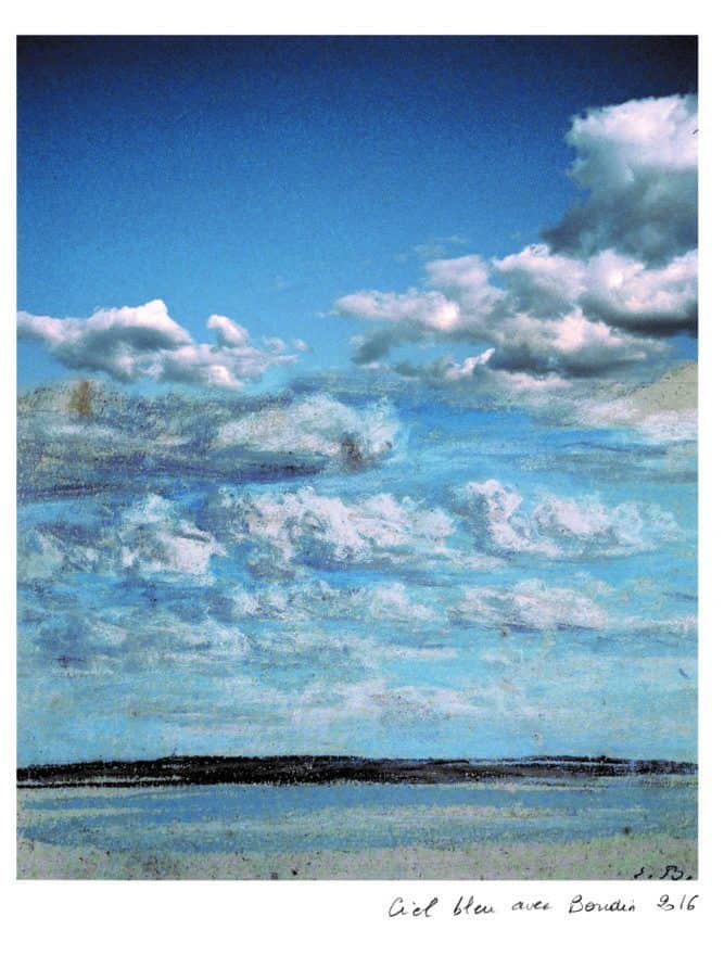 Jacqueline Salmon, Ciel bleu avec Boudin