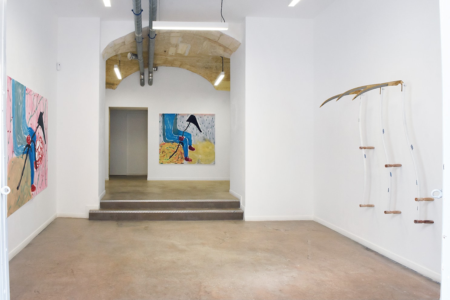 Simon Rayssac, Vue d'exposition, Galerie Pierre Poumet, 2018