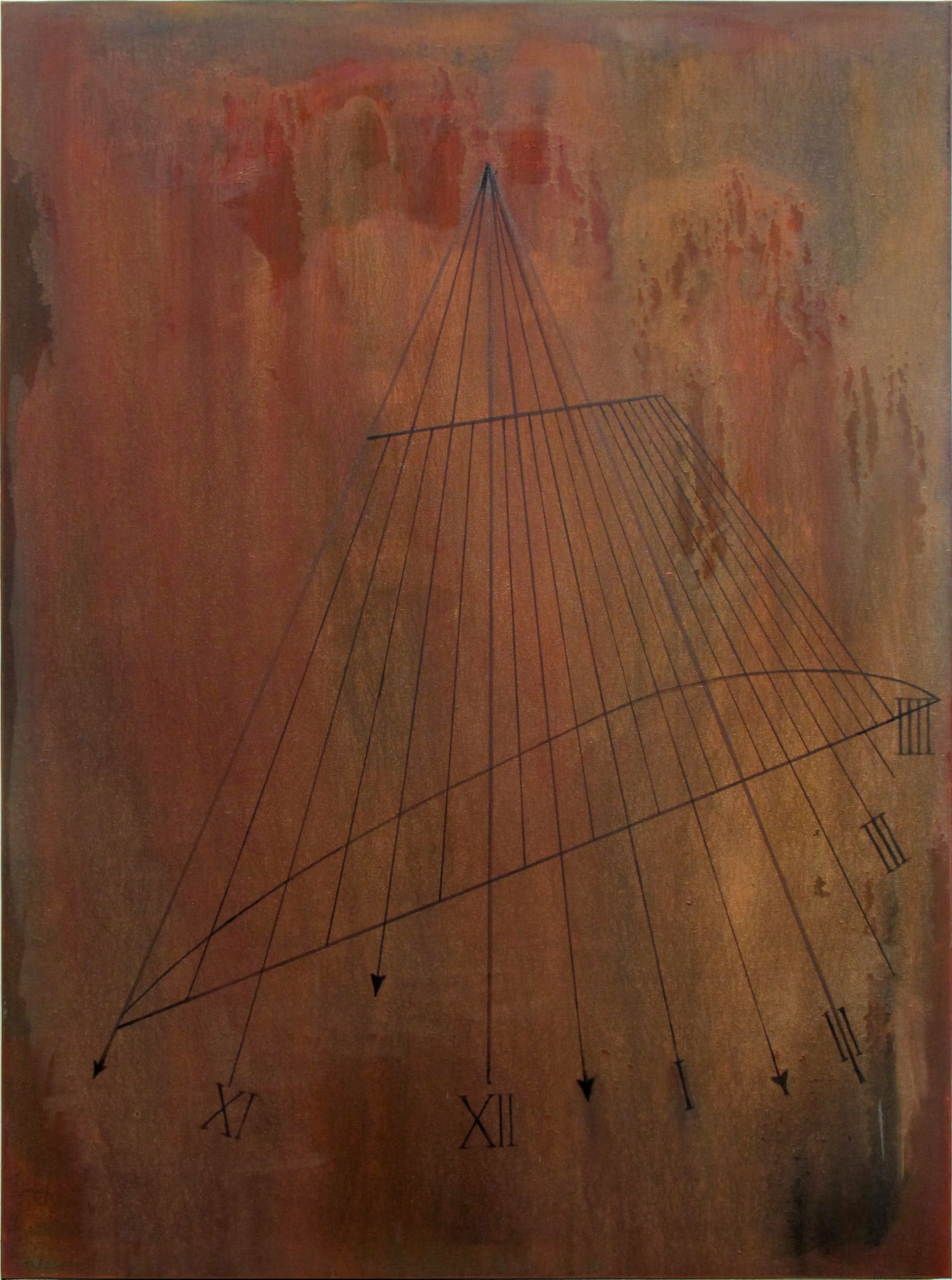 Benoît Blanchard, Heure de nuit, huile sur toile, 116 x 89 cm, 2019