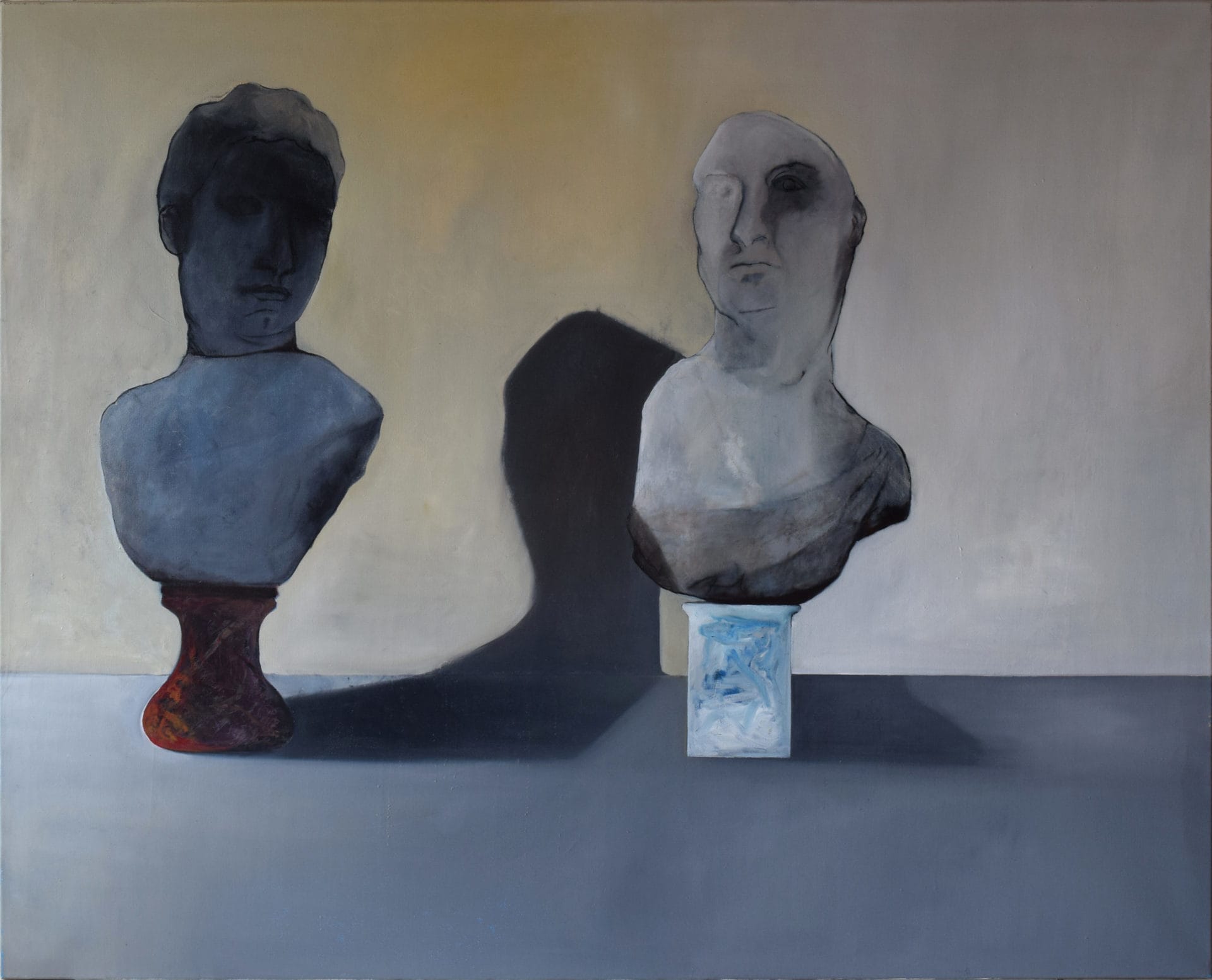 Benoît Blanchard, Reprises, huile sur toile, 130 x 162 cm, 2015-2019