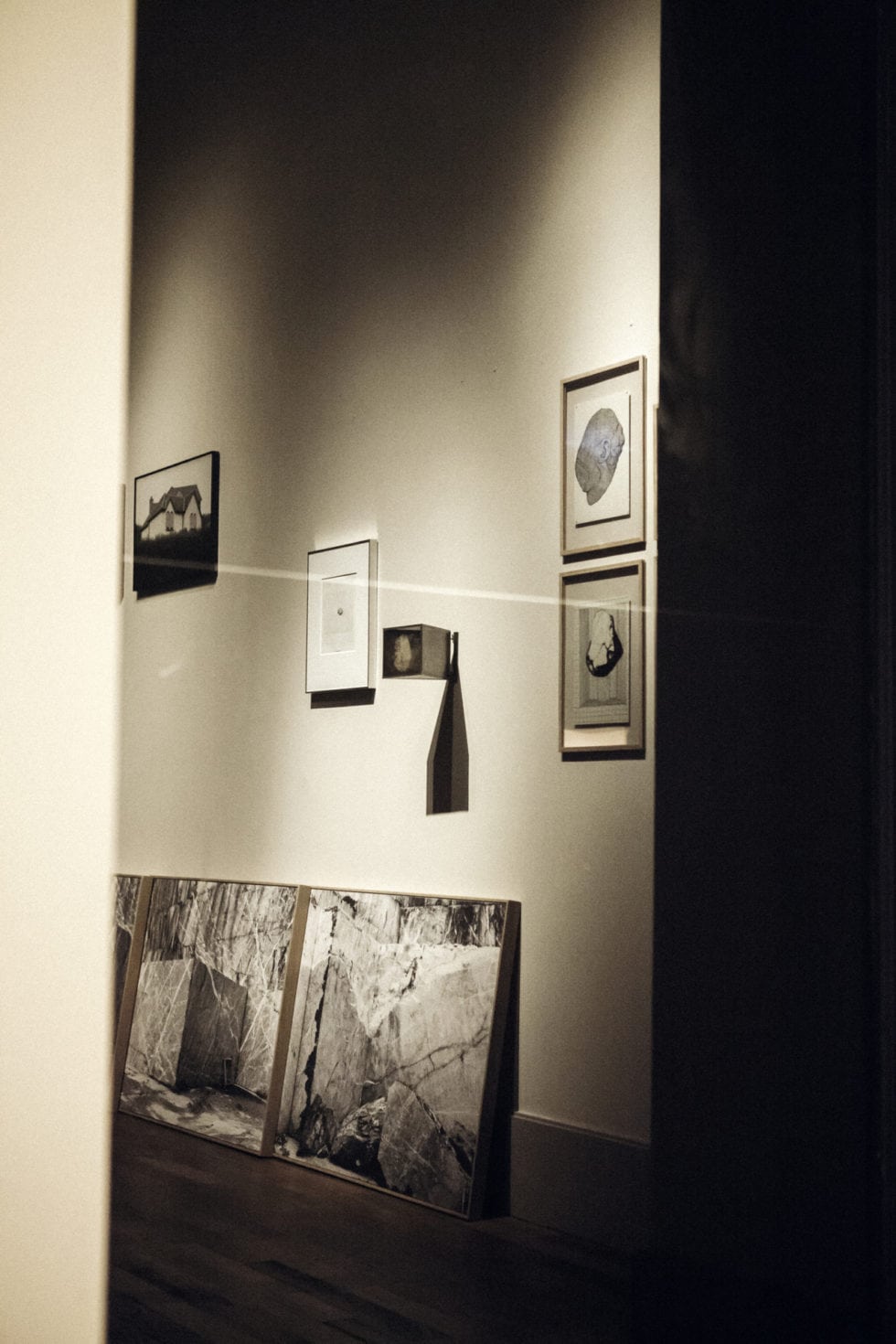 Vue de l'exposition Quelque chose noir, galerie Gradiva, commissariat Fanny Lambert, du 5 novembre 2019 au 31 janvier 2020 © Stéphane Gilbert