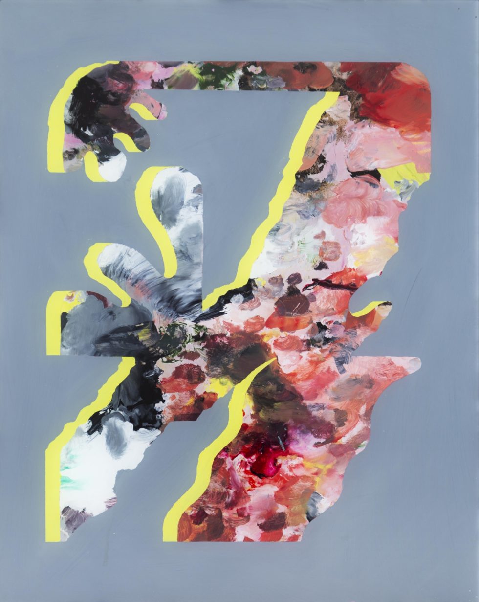 Marius Pons de Vincent, Jonas, huile sous verre, 30 x 24 cm, 2019