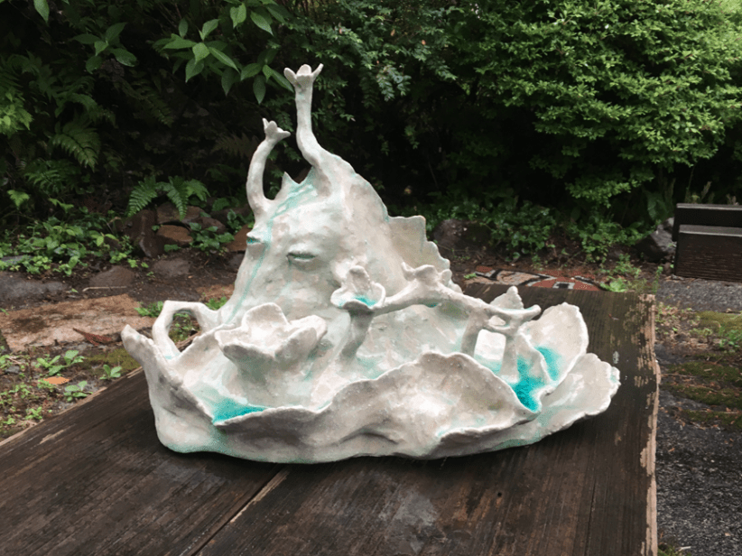 Masha Silchenko, Yagarawa spirit, ceramic, 2019 © Masha Silchenko