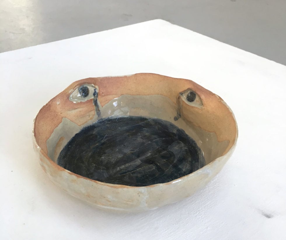 Masha Silchenko, Melancholic Breakfast Bowl, ceramic, 2018 © Masha Silchenko