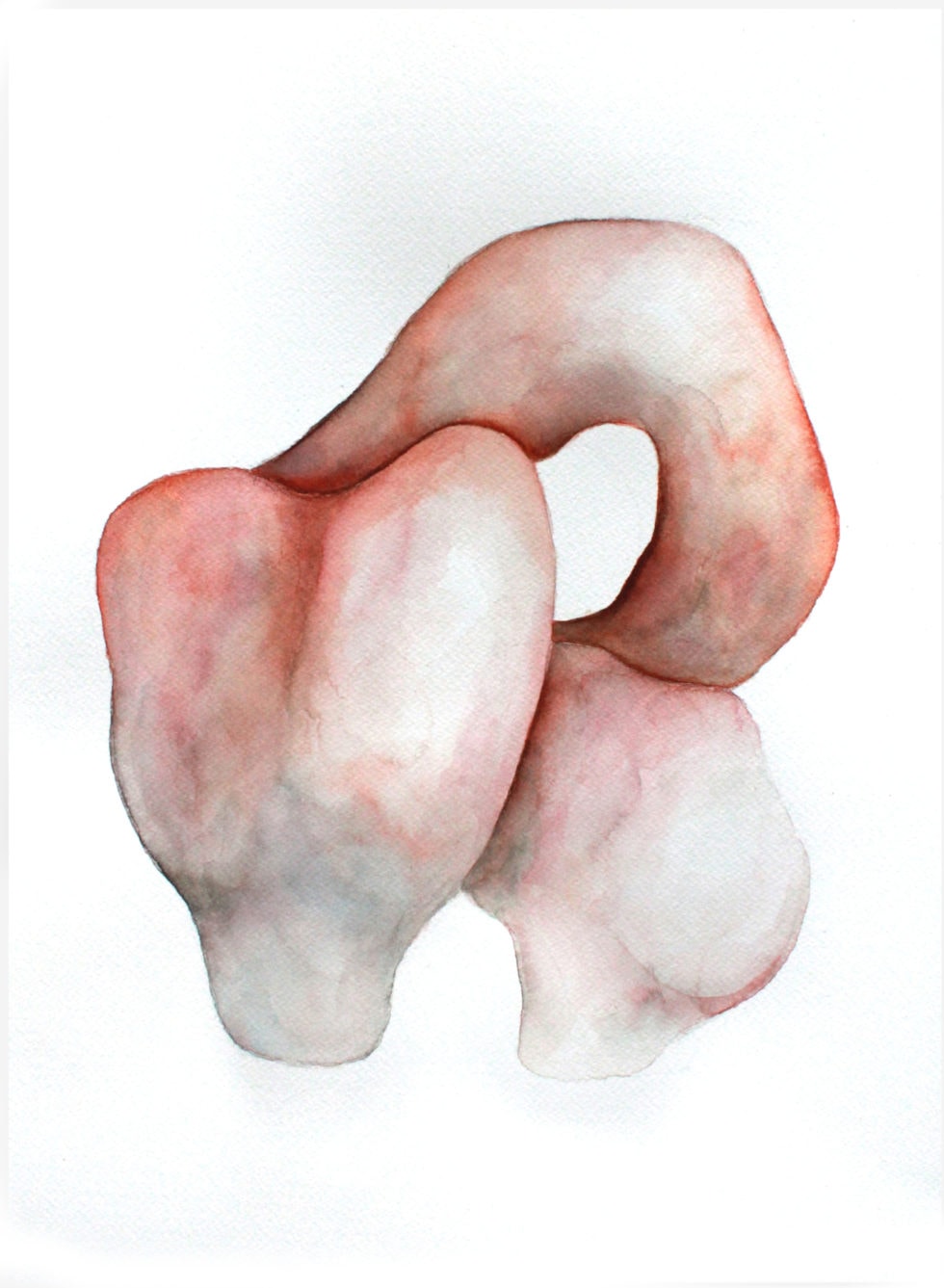 Juliette Minchin, Matrice #1, 2020, aquarelle sur papier, 33x41cm